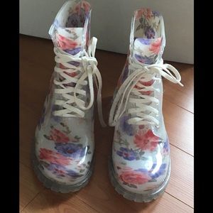 [SOLD] Floral Boots or Rain Boots
